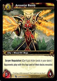 Arcanist Raith - March of the Legion - WoW card