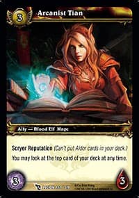 Arcanist Tian - March of the Legion - WoW card