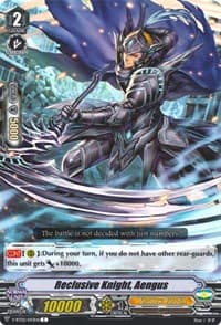 Reclusive Knight, Aengus - V-BT02 : Strongest! Team AL4 - Cardfight Vanguard card