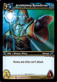 Archbishop Benedictus - March of the Legion - WoW card