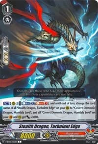 Stealth Dragon, Turbulent Edge - V-BT02 : Strongest! Team AL4 - Cardfight Vanguard card