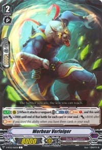 Werbear Verfolger - V-BT02 : Strongest! Team AL4 - Cardfight Vanguard card