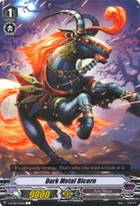Dark Metal Bicorn - V-BT02 : Strongest! Team AL4 - Cardfight Vanguard card