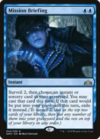 Mission Briefing - Guilds of Ravnica - Magic: The Gathering card