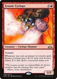 Erratic Cyclops - Guilds of Ravnica - Magic: The Gathering card
