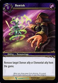 Banish - March of the Legion - WoW card