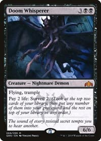 Doom Whisperer - Guilds of Ravnica - Magic: The Gathering card