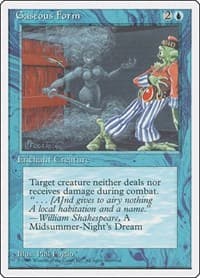 Gaseous Form - Fourth Edition - Magic: The Gathering card