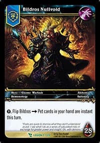 Bildros Nullvoid - March of the Legion - WoW card