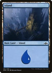 Island - Guilds of Ravnica - Magic: The Gathering card