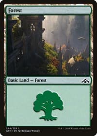 Forest - Guilds of Ravnica - Magic: The Gathering card