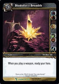 Bladefist's Breadth - March of the Legion - WoW card