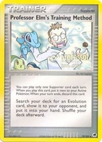 Professor Elm's Training Method (2006-2007) - Professor Program Promos - Pokemon card