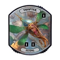 Relic Tokens: Lineage Collection - Thopter (Flying) - Ultra Pro Tokens - Life Counters card