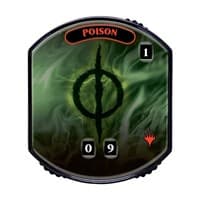 Relic Tokens: Lineage Collection - Poison - Ultra Pro Tokens - Life Counters card