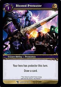 Blessed Protector - March of the Legion - WoW card