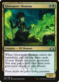 Glowspore Shaman - Guilds of Ravnica - Magic: The Gathering card