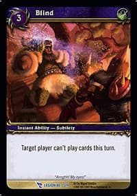 Blind - March of the Legion - WoW card