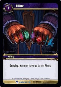 Bling - March of the Legion - WoW card