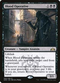 Blood Operative - Guilds of Ravnica - Magic: The Gathering card