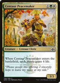 Centaur Peacemaker - Guilds of Ravnica - Magic: The Gathering card