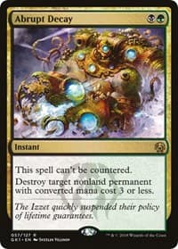 Abrupt Decay - Guilds of Ravnica: Guild Kits - Magic: The Gathering card