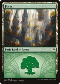 Forest (127) - Guilds of Ravnica: Guild Kits - Magic: The Gathering card