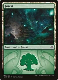 Forest (076) - Guilds of Ravnica: Guild Kits - Magic: The Gathering card