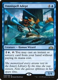 Omnispell Adept - Guilds of Ravnica - Magic: The Gathering card