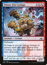 Piston-Fist Cyclops - Guilds of Ravnica - Magic: The Gathering card