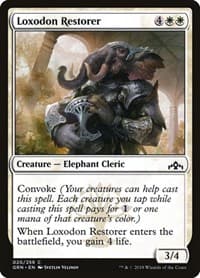 Loxodon Restorer - Guilds of Ravnica - Magic: The Gathering card