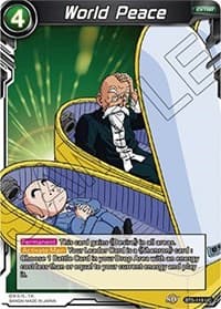 World Peace - Miraculous Revival - Dragon Ball Super: Masters card