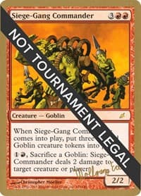 Siege-Gang Commander - 2003 Wolfgang Eder (SCG) - World Championship Decks - Magic: The Gathering card