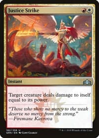 Justice Strike - Guilds of Ravnica - Magic: The Gathering card