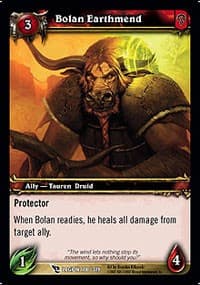 Bolan Earthmend - March of the Legion - WoW card