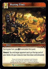 Buying Time - March of the Legion - WoW card