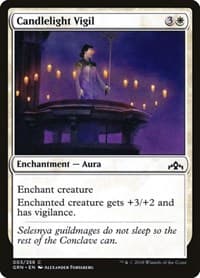 Candlelight Vigil - Guilds of Ravnica - Magic: The Gathering card