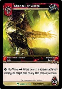 Chancellor Velora - March of the Legion - WoW card