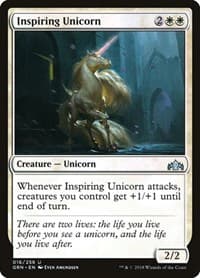 Inspiring Unicorn - Guilds of Ravnica - Magic: The Gathering card
