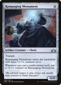 Rampaging Monument - Guilds of Ravnica - Magic: The Gathering card