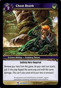 Cheat Death - March of the Legion - WoW card