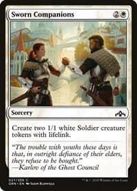 Sworn Companions - Guilds of Ravnica - Magic: The Gathering card