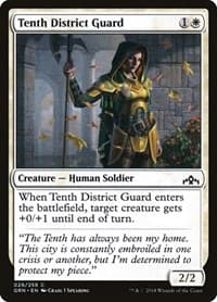 Tenth District Guard - Guilds of Ravnica - Magic: The Gathering card