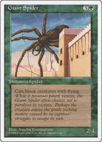 Giant Spider - Fourth Edition - Magic: The Gathering card
