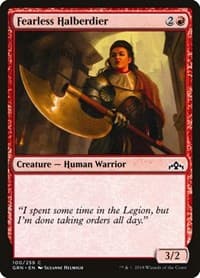 Fearless Halberdier - Guilds of Ravnica - Magic: The Gathering card