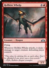 Hellkite Whelp - Guilds of Ravnica - Magic: The Gathering card