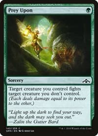 Prey Upon - Guilds of Ravnica - Magic: The Gathering card