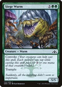 Siege Wurm - Guilds of Ravnica - Magic: The Gathering card
