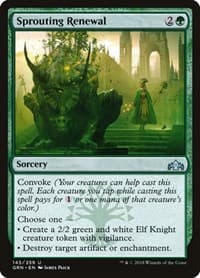 Sprouting Renewal - Guilds of Ravnica - Magic: The Gathering card