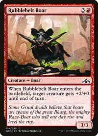 Rubblebelt Boar - Guilds of Ravnica - Magic: The Gathering card